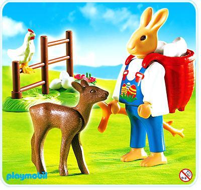 Playmobil Conejo/Mochila – 4457 A 2005 – El Mundo Click 4457 A