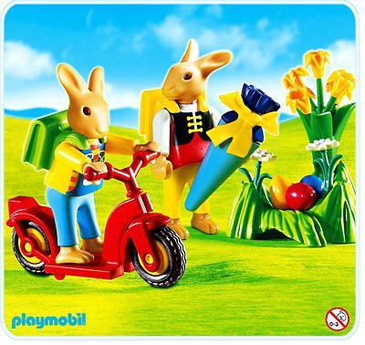 Playmobil El primer día de clases de Bunny – 4458 A 2005 – El Mundo Click 4458 A