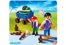 Playmobil Visitantes con carritos – 4467 A 2007 – El Mundo Click 4467 A