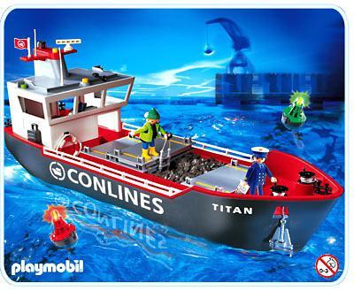 Playmobil Gran buque de carga – 4472 A 2005 – El Mundo Click 4472 A