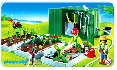 Playmobil Caseta de jardín/cobertizo para herramientas – 4482 A 2005 – El Mundo Click 4482 A
