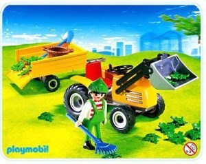 Playmobil Tractores Playmobil: todas las referencias (con remolque, pala y aperos) 17 Playmobil Tractor/remolque de jardín - 4486 A 2005 - El Mundo Click