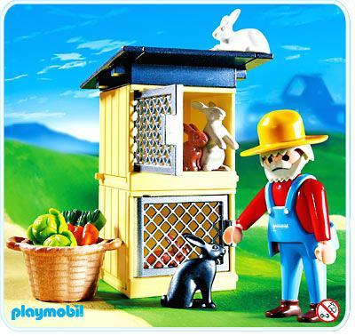 Playmobil Jaula para conejos – 4491 A 2005 – El Mundo Click 4491 A