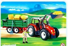 Playmobil 4496 Tractor con remolque de heno – Tractores 2005 – El Mundo Click 4496 A