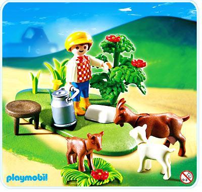 Playmobil Pastizal para cabras – 4499 A 2005 – El Mundo Click 4499 A