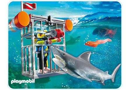 Playmobil Buzo de tiburones – 4500 A 2008 – El Mundo Click 4500 A