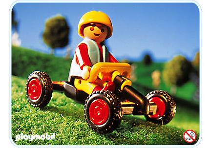 Playmobil Niño con kart – 4510 A 1994 – El Mundo Click 4510 A