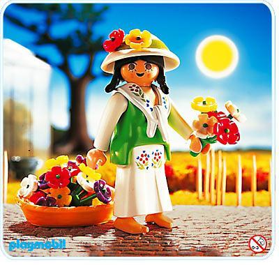 Playmobil Niña de las flores – 4522 A 1995 – El Mundo Click 4522 A