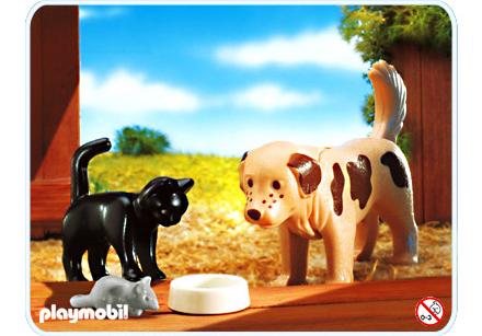 Playmobil Perro / Gato / Ratón – 4563 A 1999 – El Mundo Click 4563 A