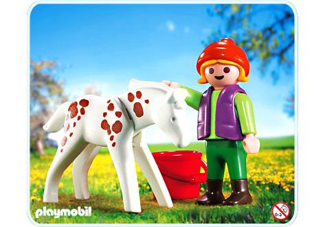 Playmobil Bebedero para potros – 4571 A 1999 – El Mundo Click 4571 A
