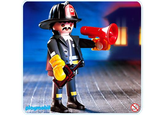 Playmobil Bombero estadounidense – 4621 A 2004 – El Mundo Click 4621 A