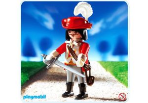 Playmobil  Mosquetero Rojo - 4627 A 2004 - El Mundo Click