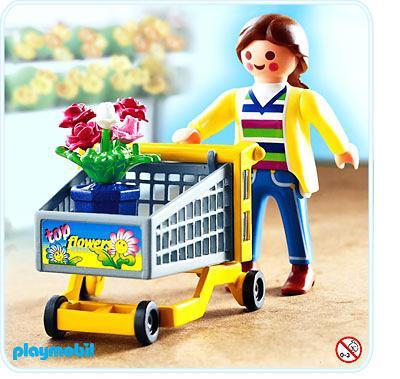 Playmobil Comprador de flores – 4638 A 2005 – El Mundo Click 4638 A