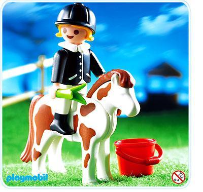 Playmobil Jinete de poni – 4641 A 2005 – El Mundo Click 4641 A