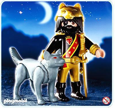 Playmobil Guerrero Lobo – 4644 A 2005 – El Mundo Click 4644 A