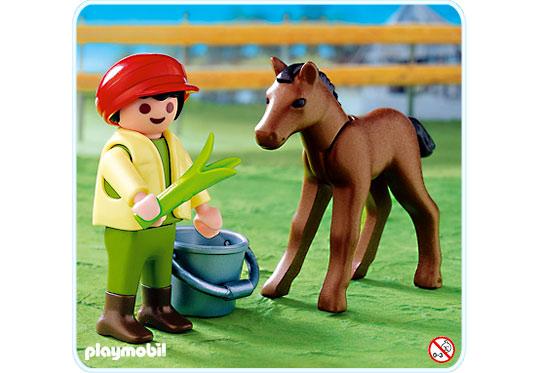 Playmobil Caballo joven con potrillo – 4647 A 2006 – El Mundo Click 4647 A