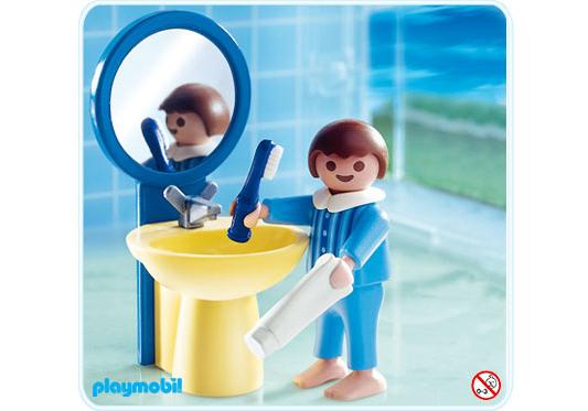 Playmobil Niño en el fregadero – 4661 A 2007 – El Mundo Click 4661 A