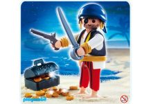 Playmobil 4662 Pirata tuerto con cofre (Special) – Piratas 2007 – El Mundo Click 4662 A