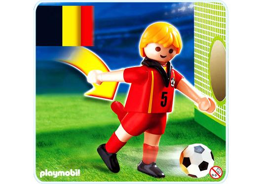 Playmobil Jugador de fútbol belga – 4706 A 2006 – El Mundo Click 4706 A