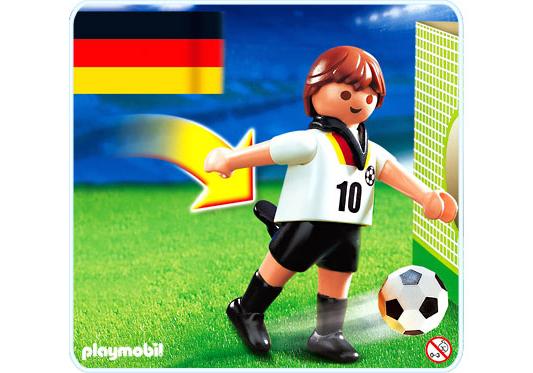 Playmobil Jugador de fútbol de Alemania – 4708 A 2006 – El Mundo Click 4708 A