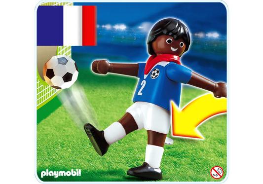 Playmobil Jugador de fútbol de Francia (de color) – 4711 A 2006 – El Mundo Click 4711 A