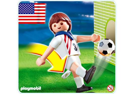 Playmobil Jugador de fútbol de EE. UU. – 4716 A 2006 – El Mundo Click 4716 A