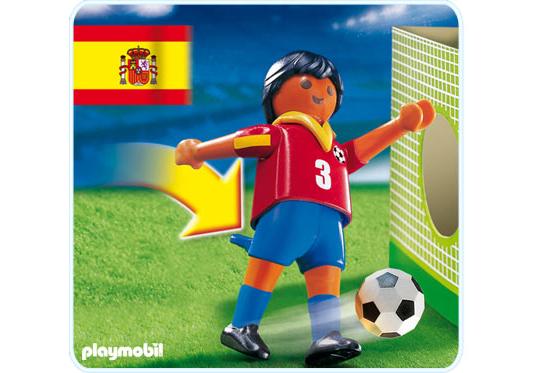 Playmobil Jugador de fútbol España – 4721 A 2008 – El Mundo Click 4721 A