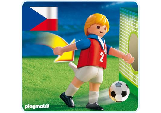 Playmobil Jugador de fútbol de la República Checa – 4722 A 2008 – El Mundo Click 4722 A