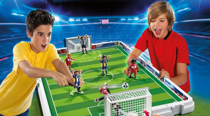 Playmobil Gran estadio de fútbol en una maleta plegable – 4725 2014 – El Mundo Click 4725