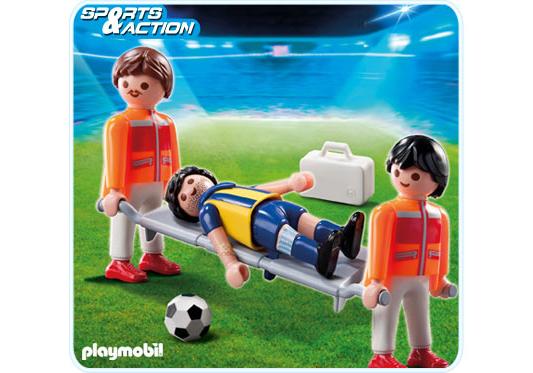 Playmobil Paramédico con persona herida – 4727 A 2012 – El Mundo Click 4727 A