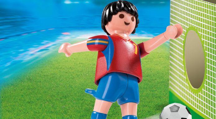 Playmobil Jugador de fútbol español – 4730 A 2012 – El Mundo Click 4730 A