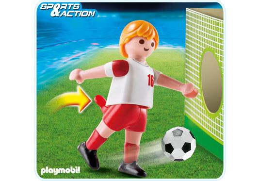 Playmobil Jugador de fútbol polaco – 4731 A 2012 – El Mundo Click 4731 A