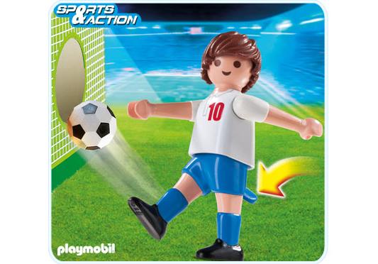 Playmobil Jugador de fútbol de Inglaterra – 4732 A 2012 – El Mundo Click 4732 A