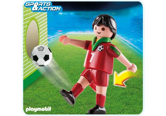 Playmobil Jugador de fútbol de Portugal – 4734 A 2012 – El Mundo Click 4734 A