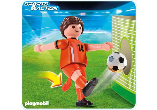 Playmobil Jugador de fútbol de los Países Bajos – 4735 A 2012 – El Mundo Click 4735 A