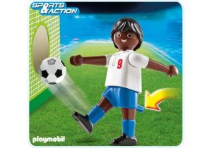 Playmobil Jugador de fútbol inglés de piel oscura