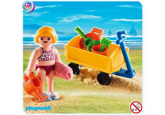 Playmobil Niña con carrito – 4755 A 2011 – El Mundo Click 4755 A