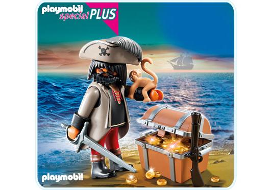 Playmobil piratas 4767 Pirata siniestro con cofre del tesoro 4767 A 2012 El Mundo Click