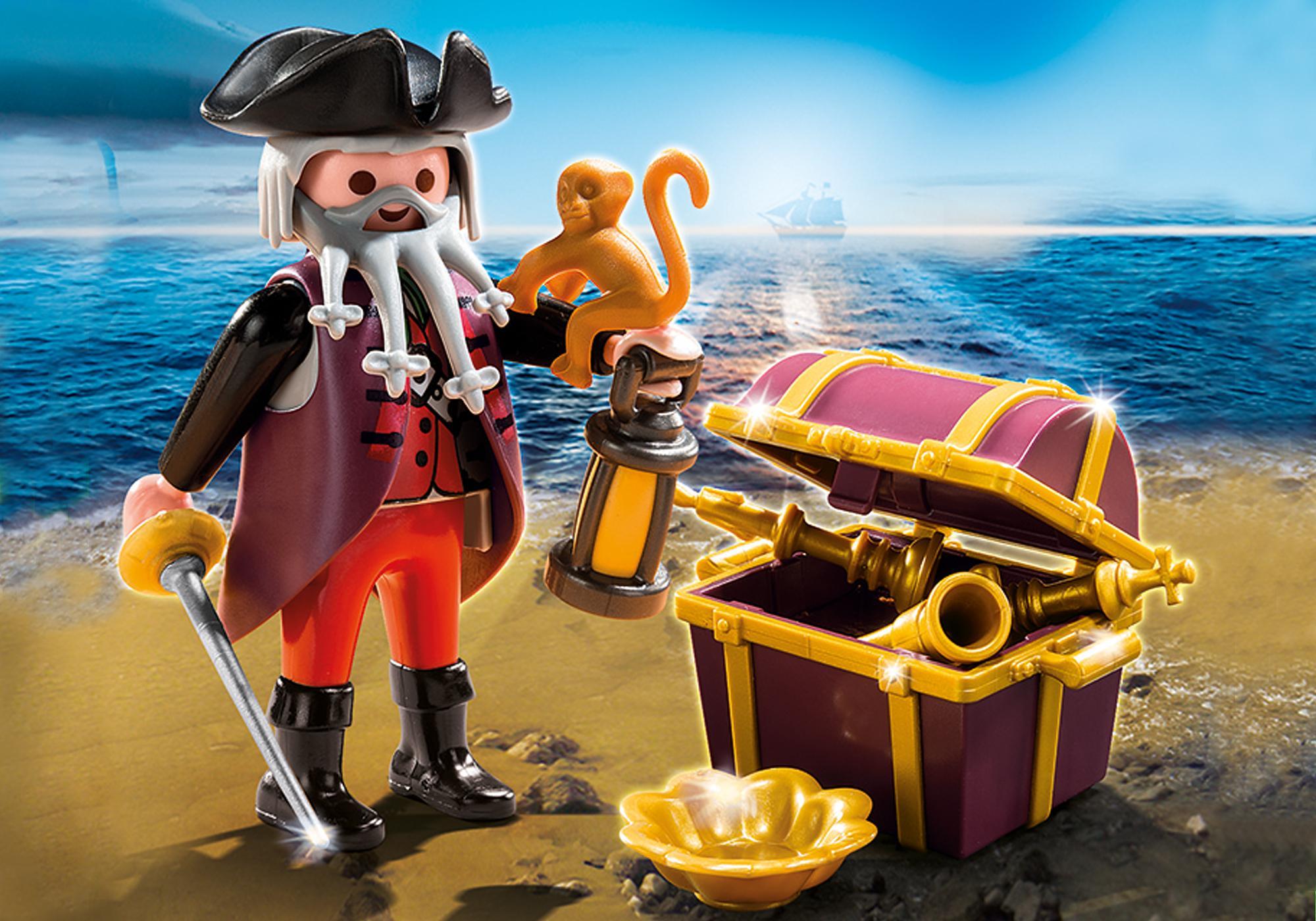 Playmobil piratas 4783 Pirata con cofre del tesoro 4783 2014 El Mundo Click