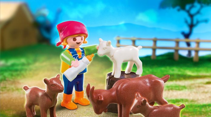 Playmobil Niña con cabras – 4785 2014 – El Mundo Click 4785