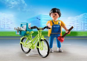 Playmobil  Comerciante con bicicleta - 4791 2015 - El Mundo Click