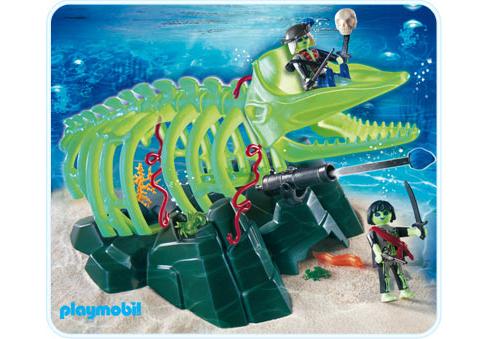 Playmobil Esqueleto de ballena fantasma – 4803 A 2008 – El Mundo Click 4803 A