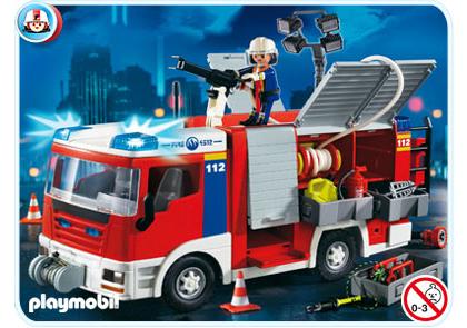 Playmobil Vehículo de bomberos 4821