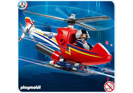 Playmobil 4824 Helicóptero de extinción de incendios (2010)