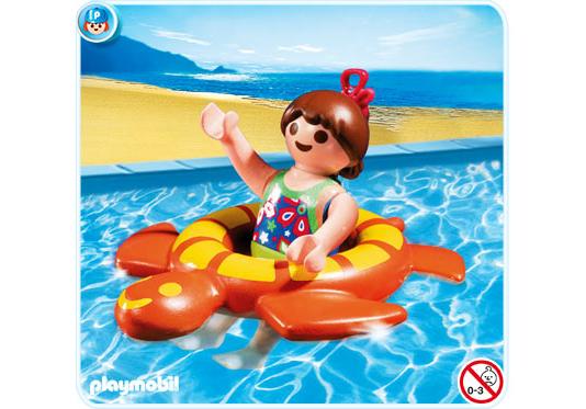 Playmobil Niña con flotador – 4860 A 2010 – El Mundo Click 4860 A