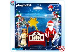Playmobil  Angelito con Papá Noel y organillo - 4889 A 2010 - El Mundo Click