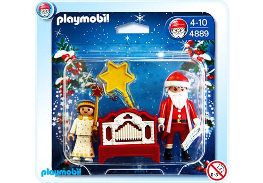 Playmobil Papá Noel 4889 Angelito con Papá Noel y organillo 4889 A 2010 El Mundo Click