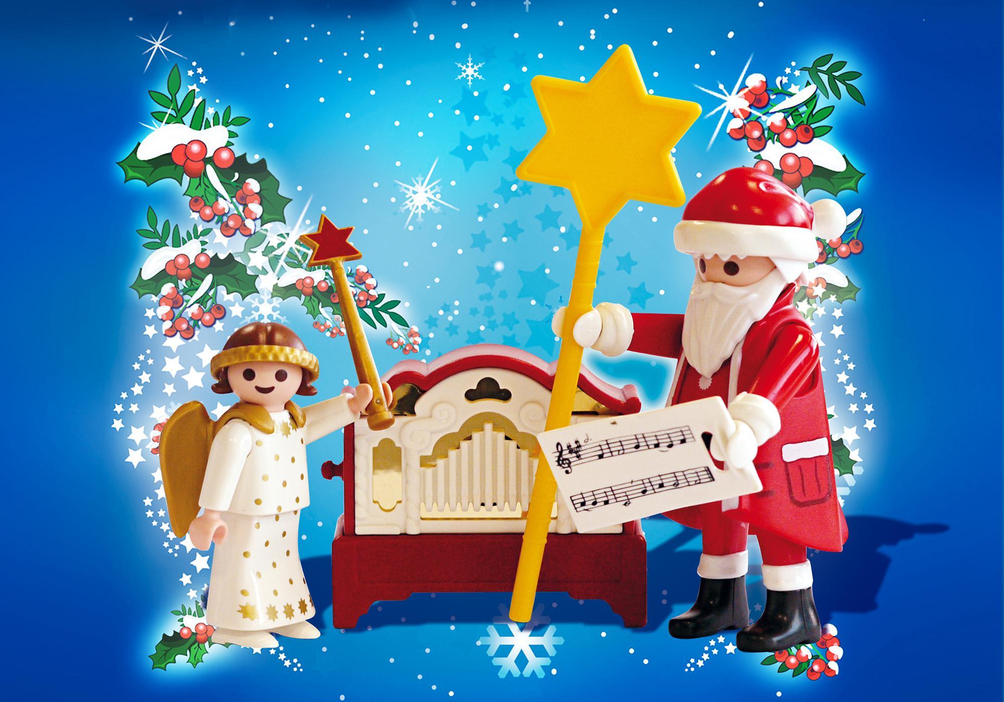 Playmobil Papá Noel 4889 Angelito con Papá Noel y organillo 4889 2013 El Mundo Click