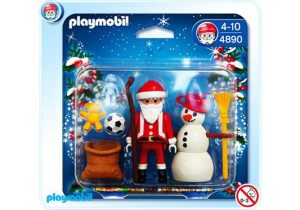 Playmobil Nieve y Esquí Playmobil: todas las referencias (Winter Fun) 10 Playmobil Papá Noel con muñeco de nieve