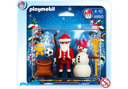 Playmobil Papá Noel 4890 Papá Noel con muñeco de nieve 4890 A 2010 El Mundo Click
